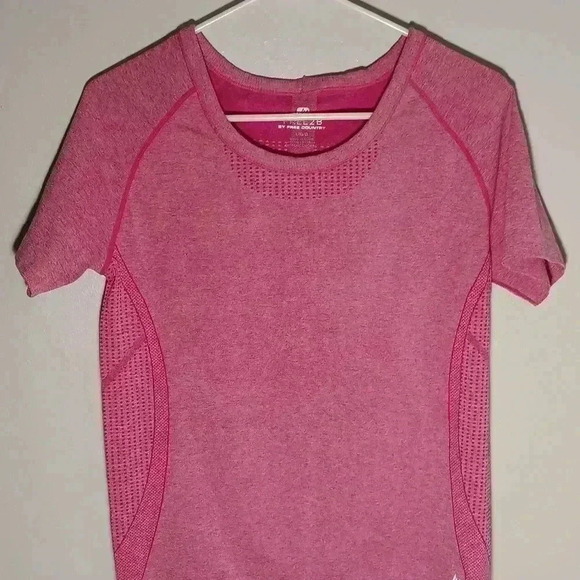 "FREE2B " Ladies Activewear Pink‎ Top Sz L - Picture 1 of 7
